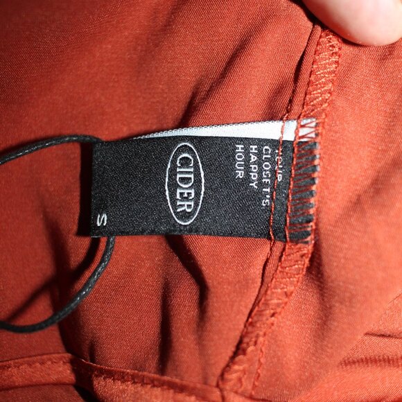 Cider NWT Zipper Corset with Tied Straps  Size S - Picture 4 of 9